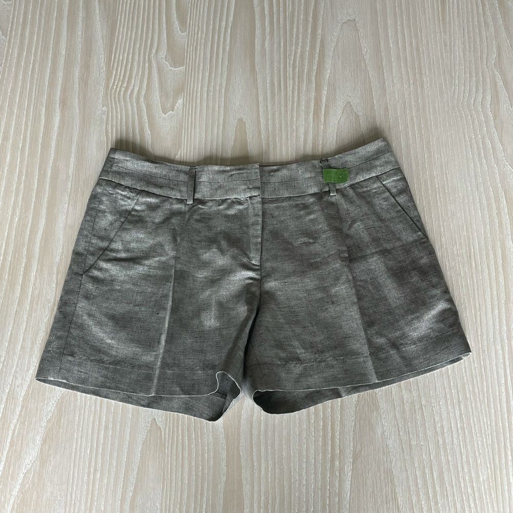 Milly pleated grey shorts size 8